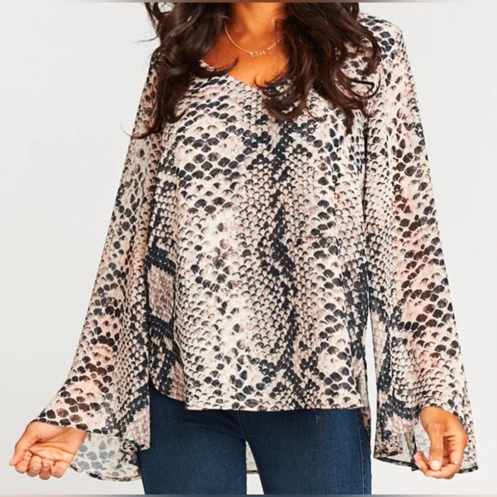 Show me your MuMu Snake Print Blouse